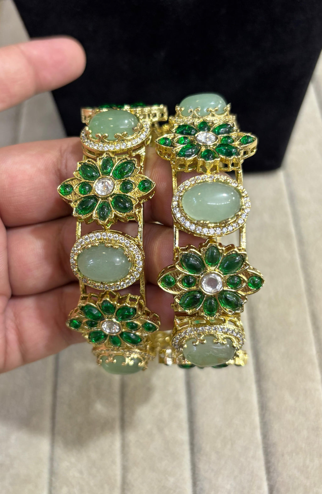 Gulzar Pastel Stone Bangles