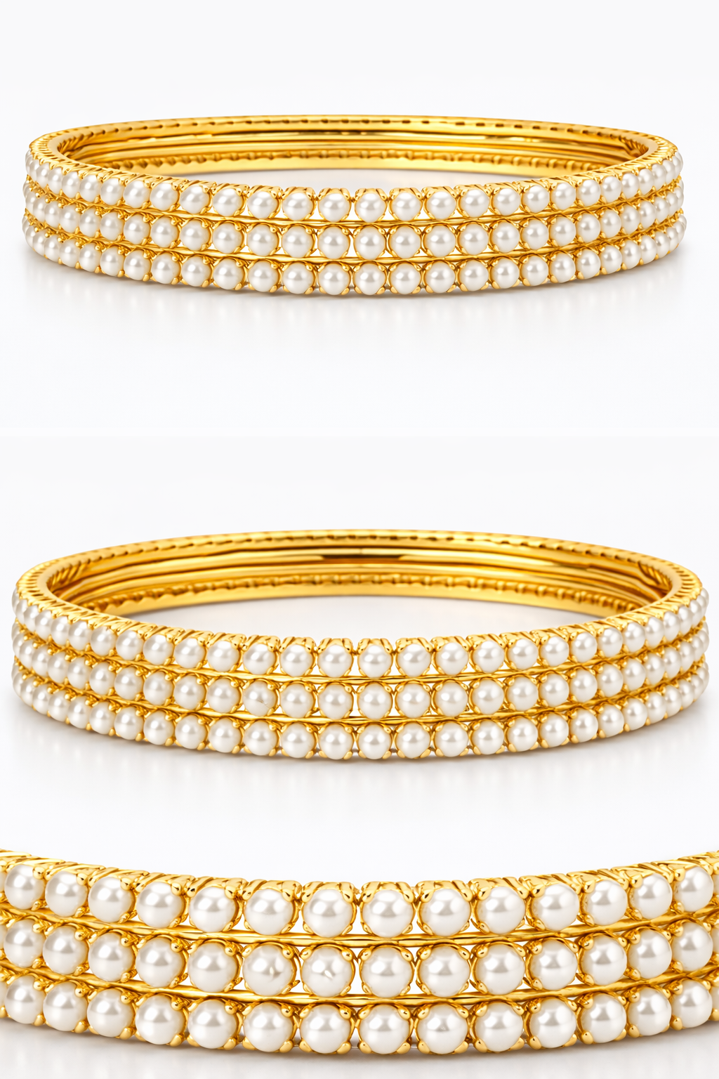 Malika Pearl Bangle