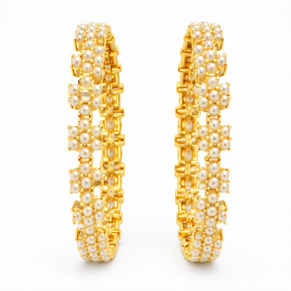 Lulu Zahra Bangle (Pearl Blossom)