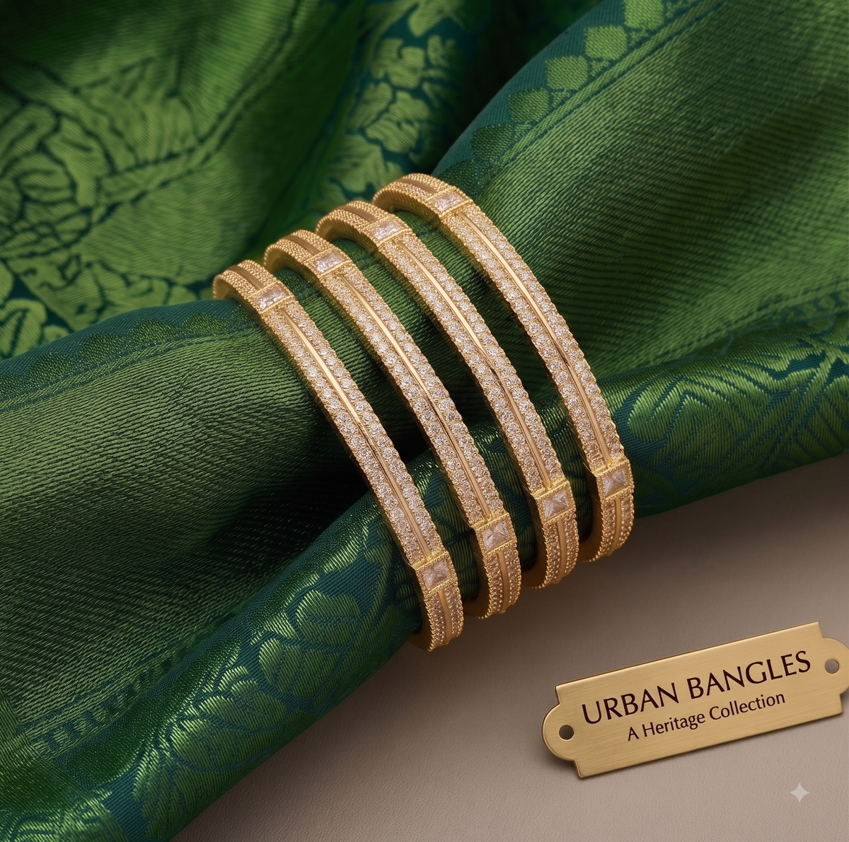 Noor-e-Khaas Zircon Heritage Bangles