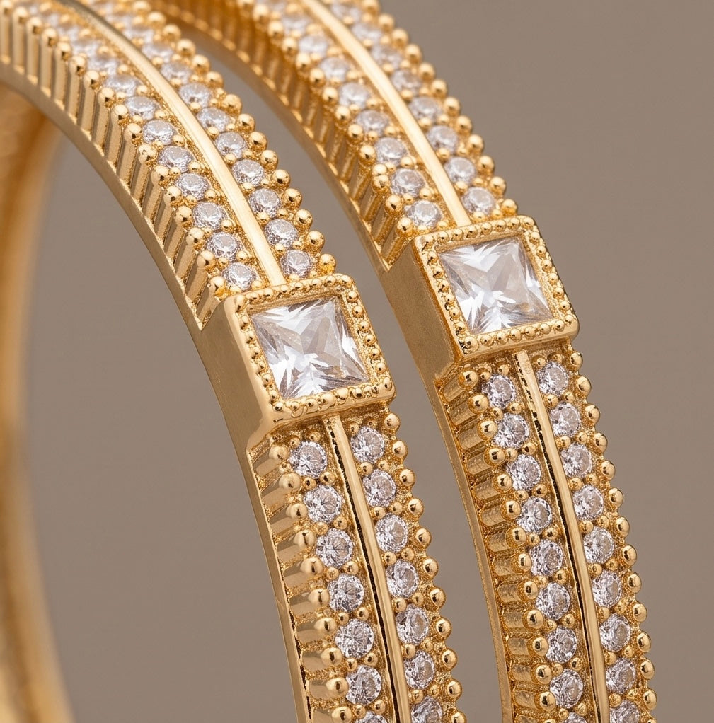 Noor-e-Khaas Zircon Heritage Bangles