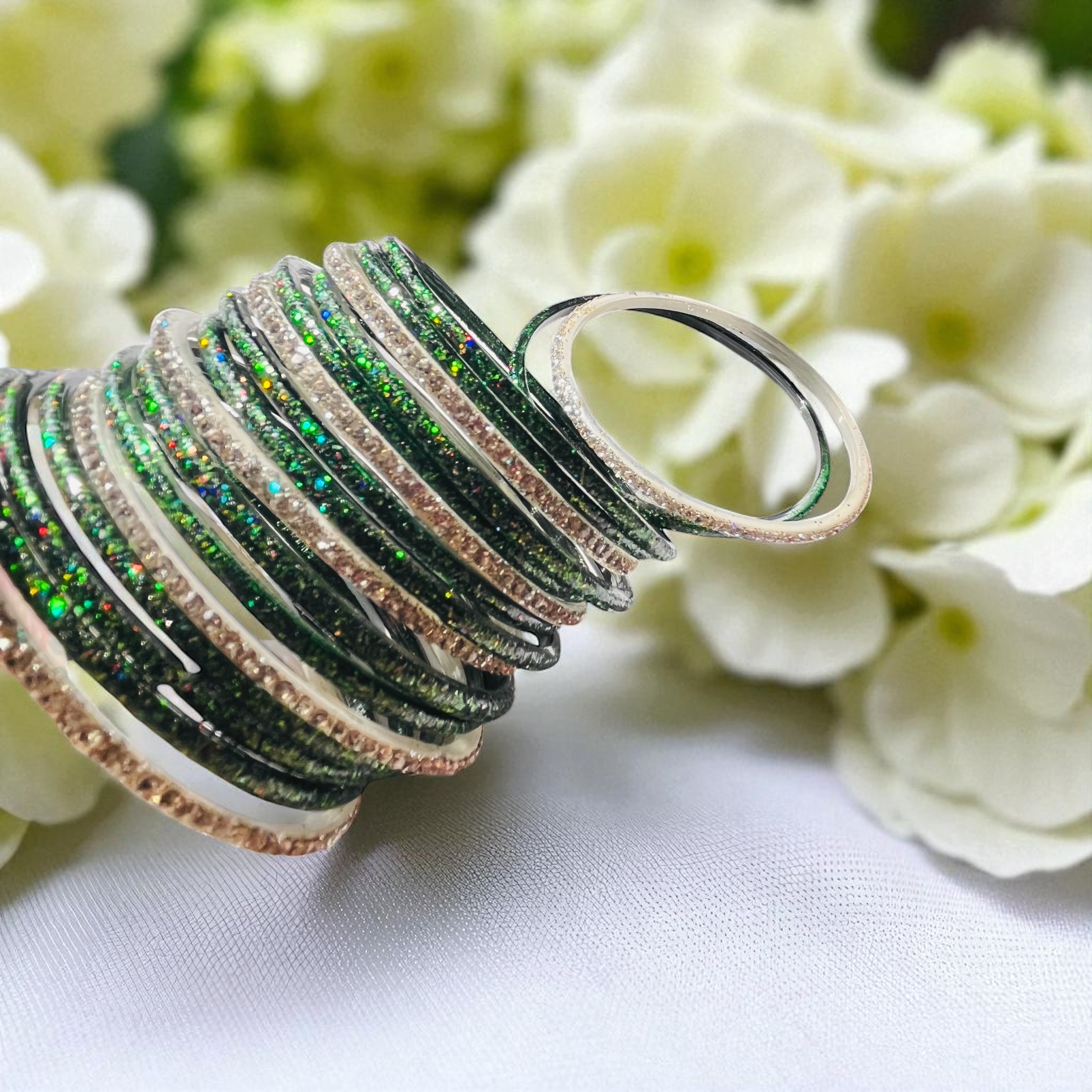 Graceful Handcrafted Chudi set of 24