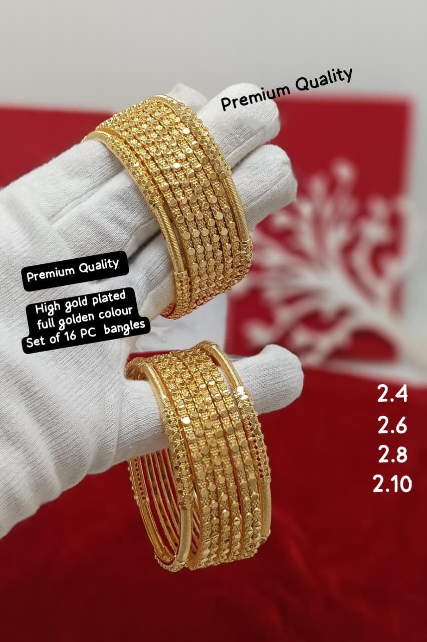 HERITAGE GOLD CHUDA 16 PCS