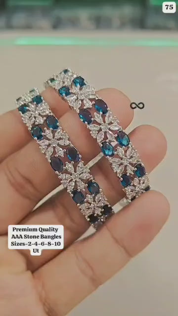 THE SHAHI RAJKUMARI SAPPHIRE KANGAN