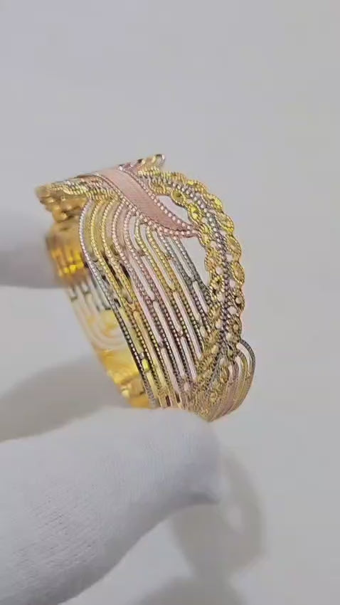 Noor Cascade Cuff Bracelet