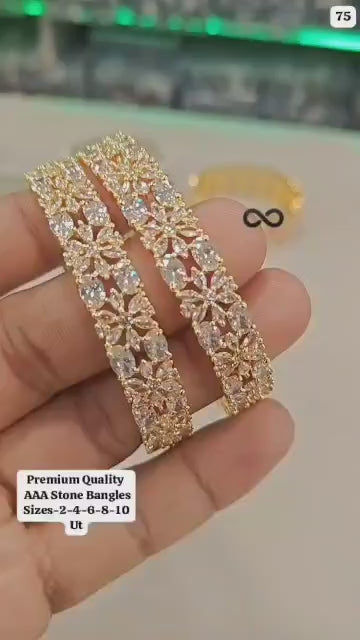 THE SHAHI HEERA GOLD KANGAN PAIR