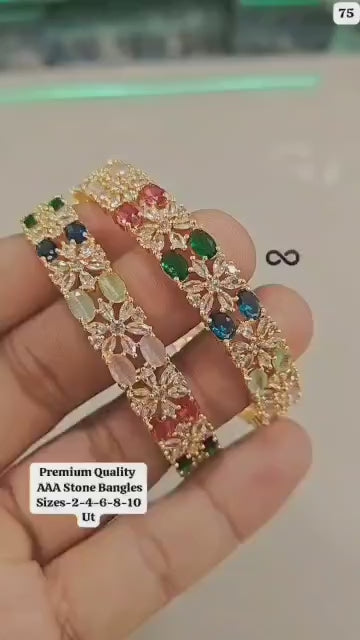 THE SHAHI BAGICHA GOLD KADA SET